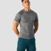 Herre ICIW T-Skjorter | Levitech T-Shirt Raglan Men Light Grey Melange