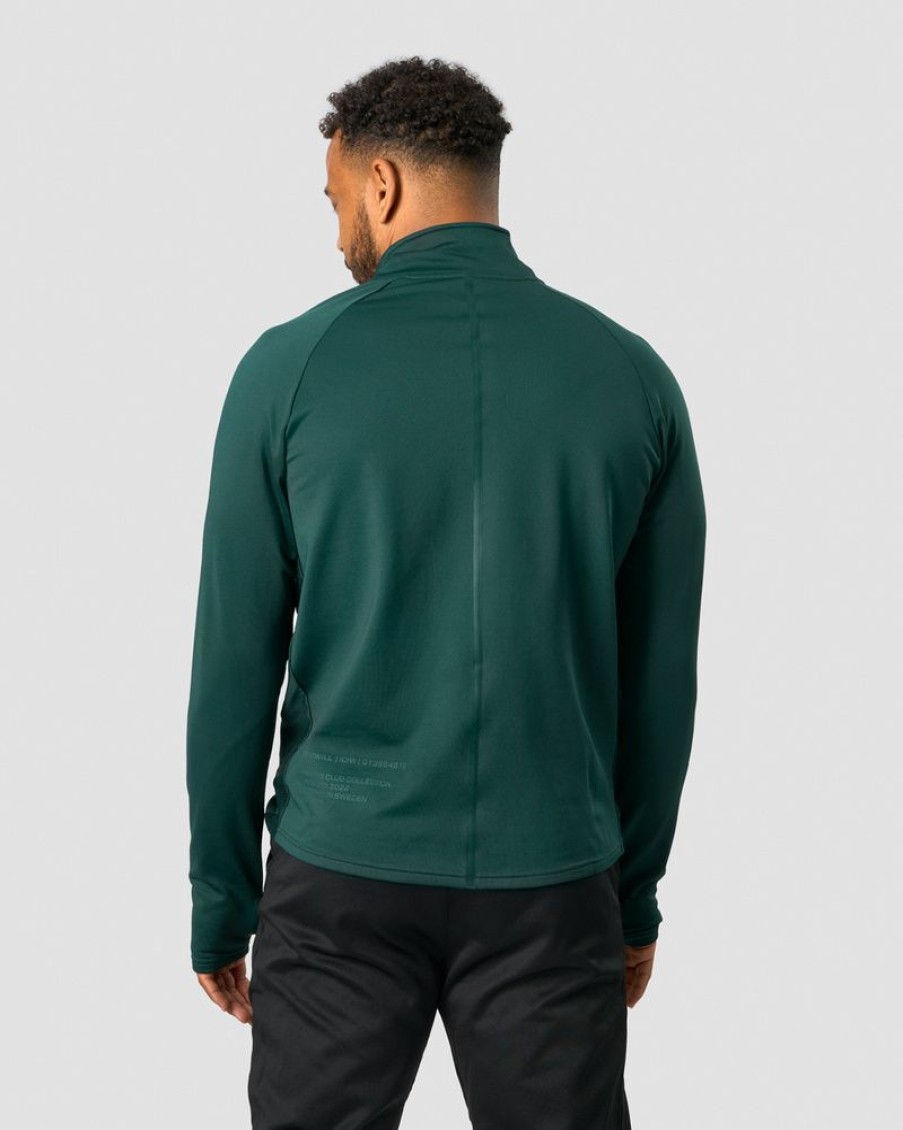 Herre ICIW Langermet | Training Club 1/4 Zip Long Sleeve Dk Teal