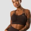 Dame ICIW Sport-Bh | Define Seamless Scrunch Sports Bra Dark Brown