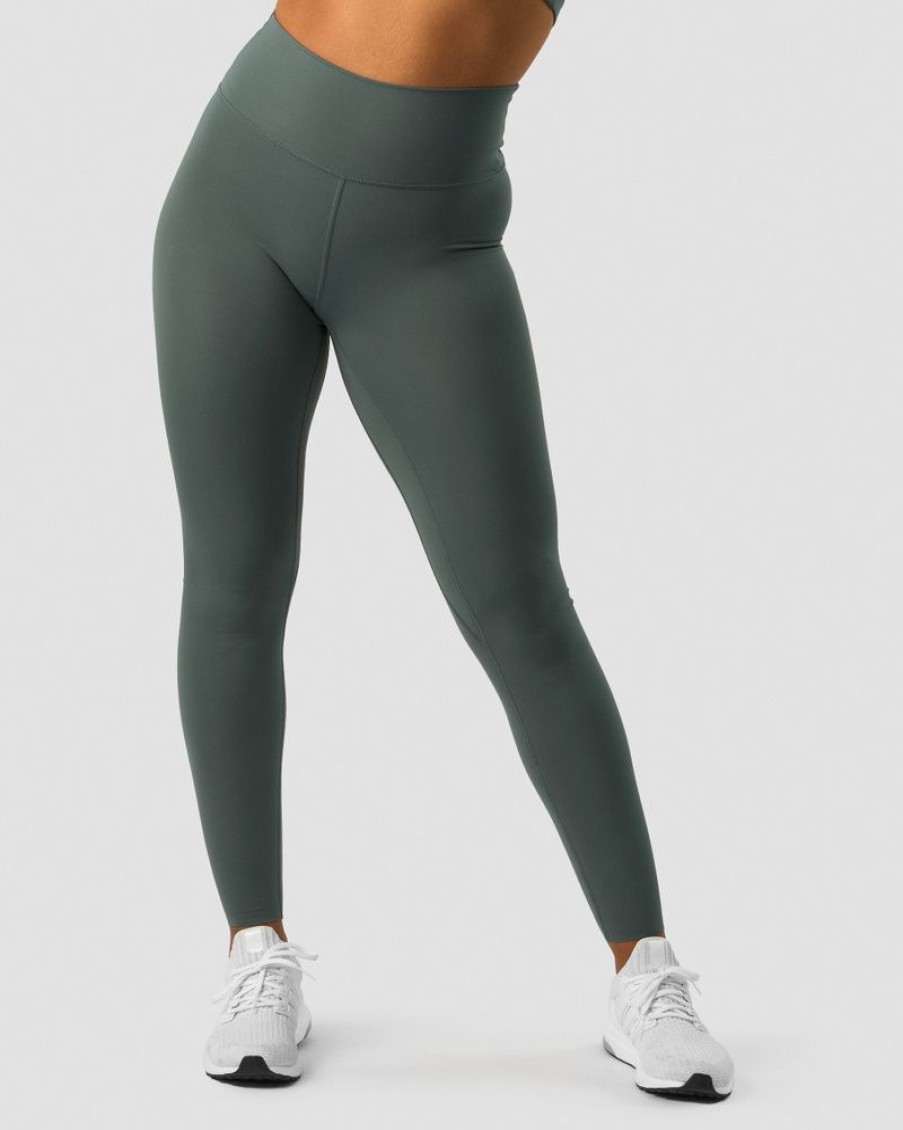 Dame ICIW Tights & Leggings | Nimble Tights Elm Green