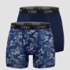 Herre ICIW Undertoy | Sport Boxer 2-Pack Navy/Grey