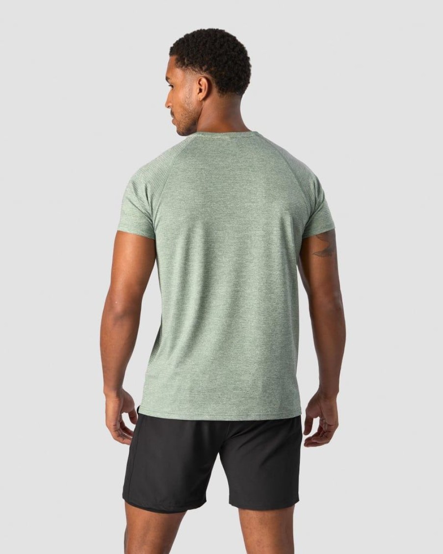 Herre ICIW T-Skjorter | Training Mesh T-Shirt Men Racing Green