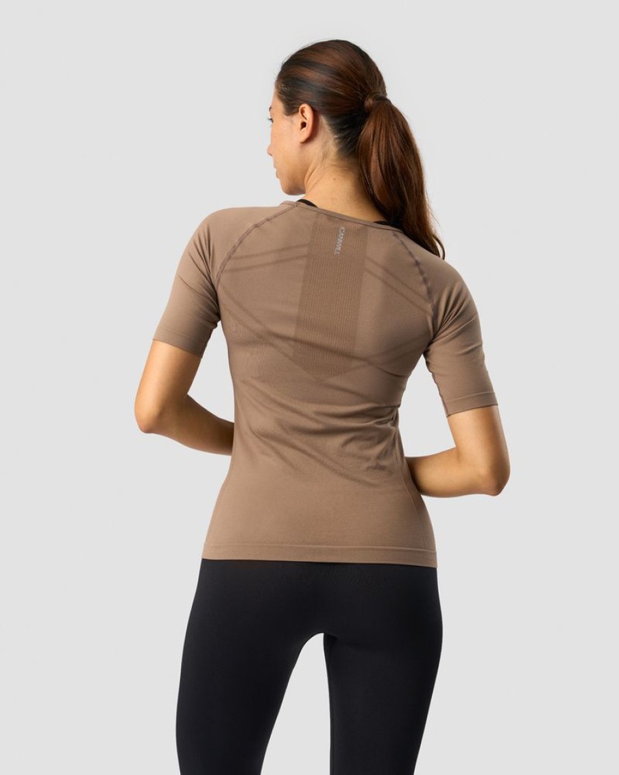 Dame ICIW Seamless | Everyday Seamless T-Shirt Mid Sleeve Desert Sand