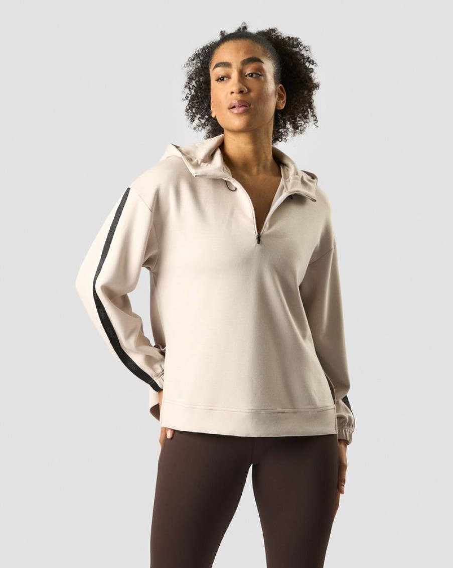 Dame ICIW Langermet | Stance Hoodie Wmn Beige