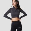 Dame ICIW Langermet | Define Cropped 1/4 Zip Graphite