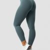 Dame ICIW Tights & Leggings | Define Seamless Logo Scrunch Tights Jungle Green