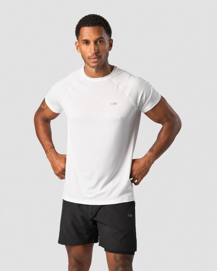 Herre ICIW T-Skjorter | Training Mesh T-Shirt Men White