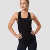 Dame ICIW Topper | Everyday Racerback Tank Top Black