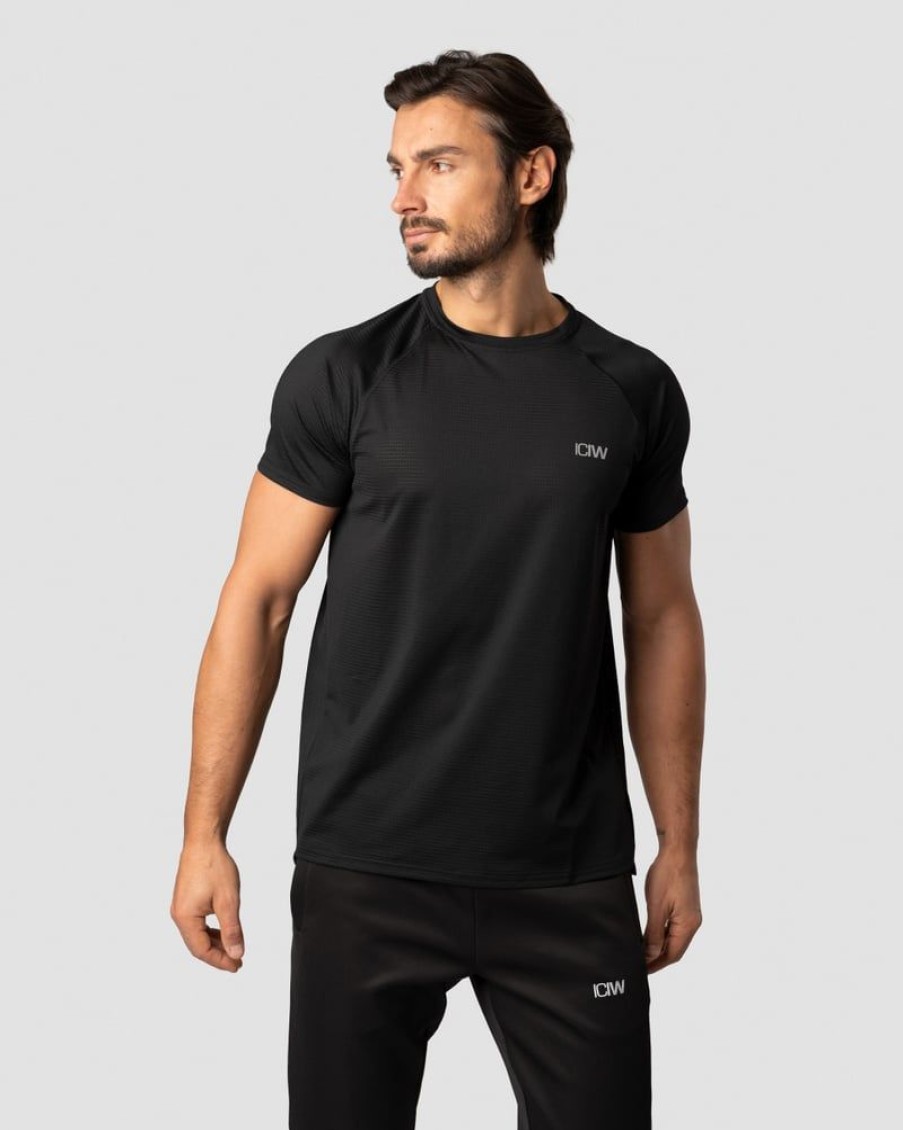 Herre ICIW T-Skjorter | Training Mesh T-Shirt Black Men