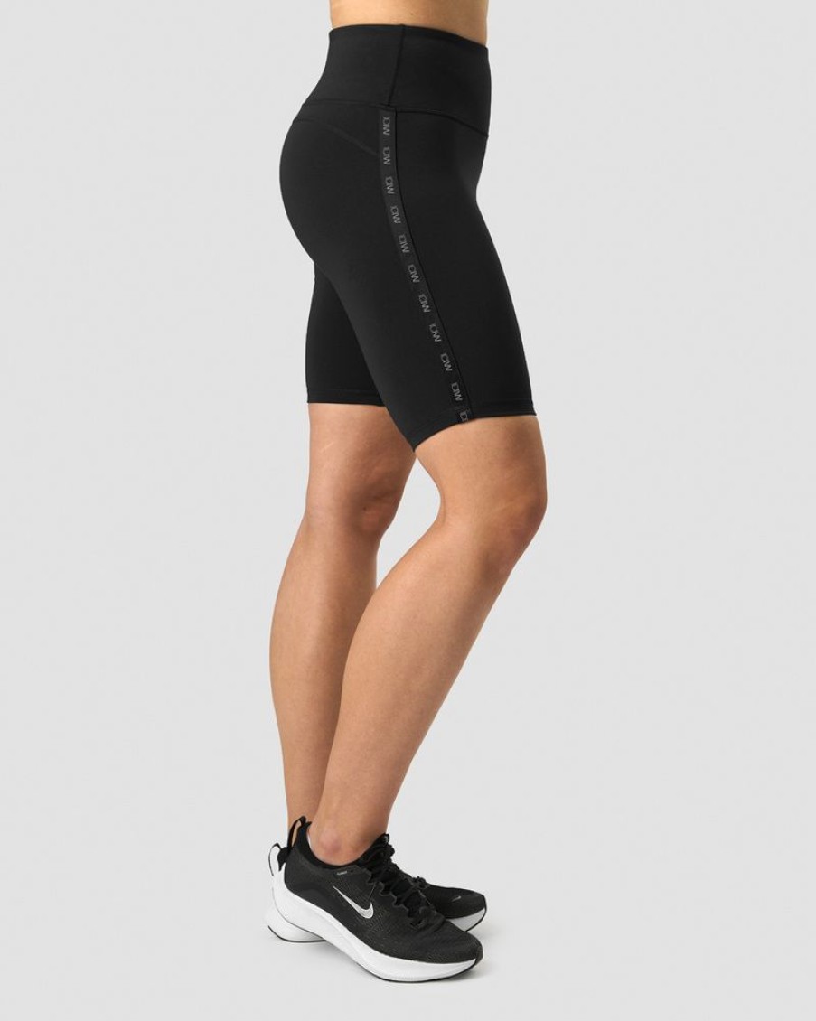 Dame ICIW Shorts | Ultimate Training Logo Biker Shorts Black