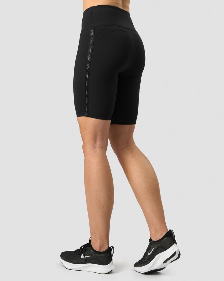 Dame ICIW Shorts | Ultimate Training Logo Biker Shorts Black