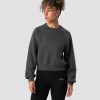 Dame ICIW Langermet | Everyday Cropped Crewneck Dark Grey