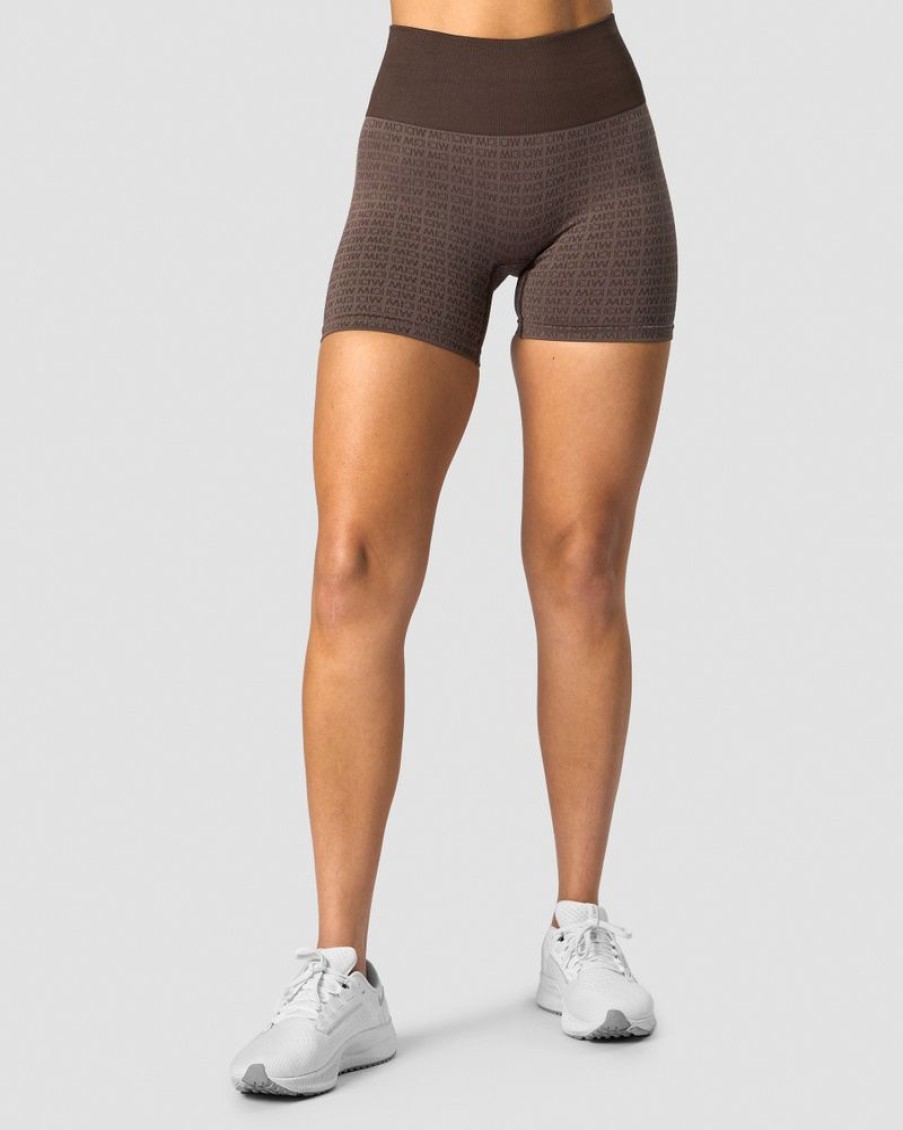 Dame ICIW Seamless | Signature Seamless Shorts Dark Brown