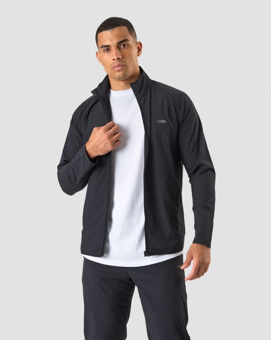 Herre ICIW Langermet | Game Zip Jacket Black