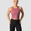 Dame ICIW Topper | Nimble Cropped Tank Top Wild Berry