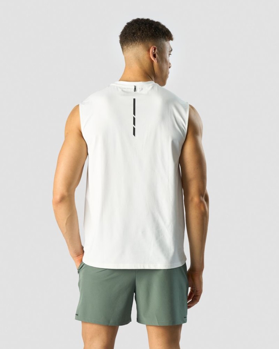 Herre ICIW T-Skjorter | Charge Sleeveless T-Shirt Men White