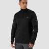 Herre ICIW Langermet | Mercury 1/4 Zip Crewneck Black