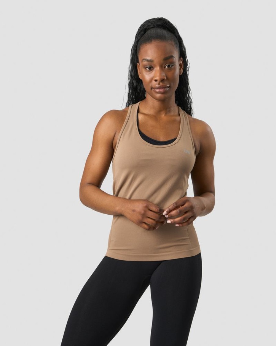 Dame ICIW Seamless | Everyday Seamless Tank Top Desert Sand