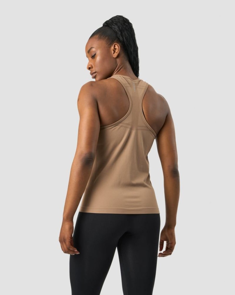 Dame ICIW Seamless | Everyday Seamless Tank Top Desert Sand