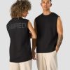 Dame ICIW Topper | Unified Sleeveless T-Shirt Print Black