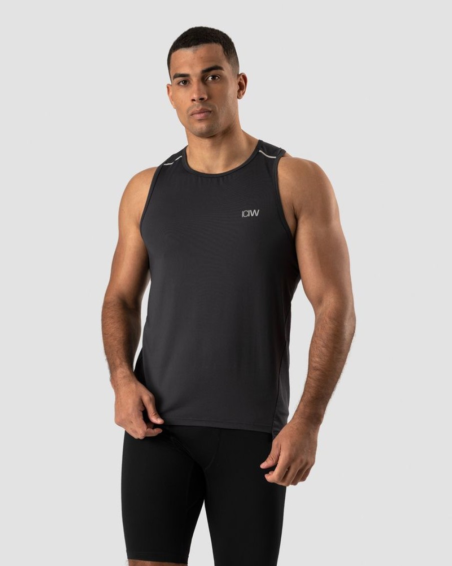 Herre ICIW Singleter | Lightweight Training Tank Top Graphite Men