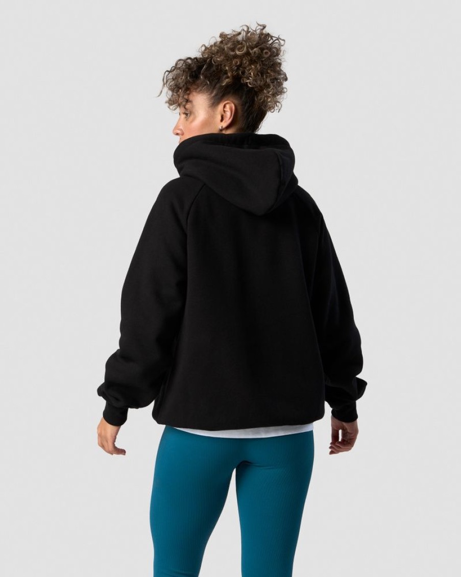 Dame ICIW Langermet | Everyday Hoodie Wmn Black