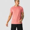 Herre ICIW T-Skjorter | Training Mesh T-Shirt Men Red Melange