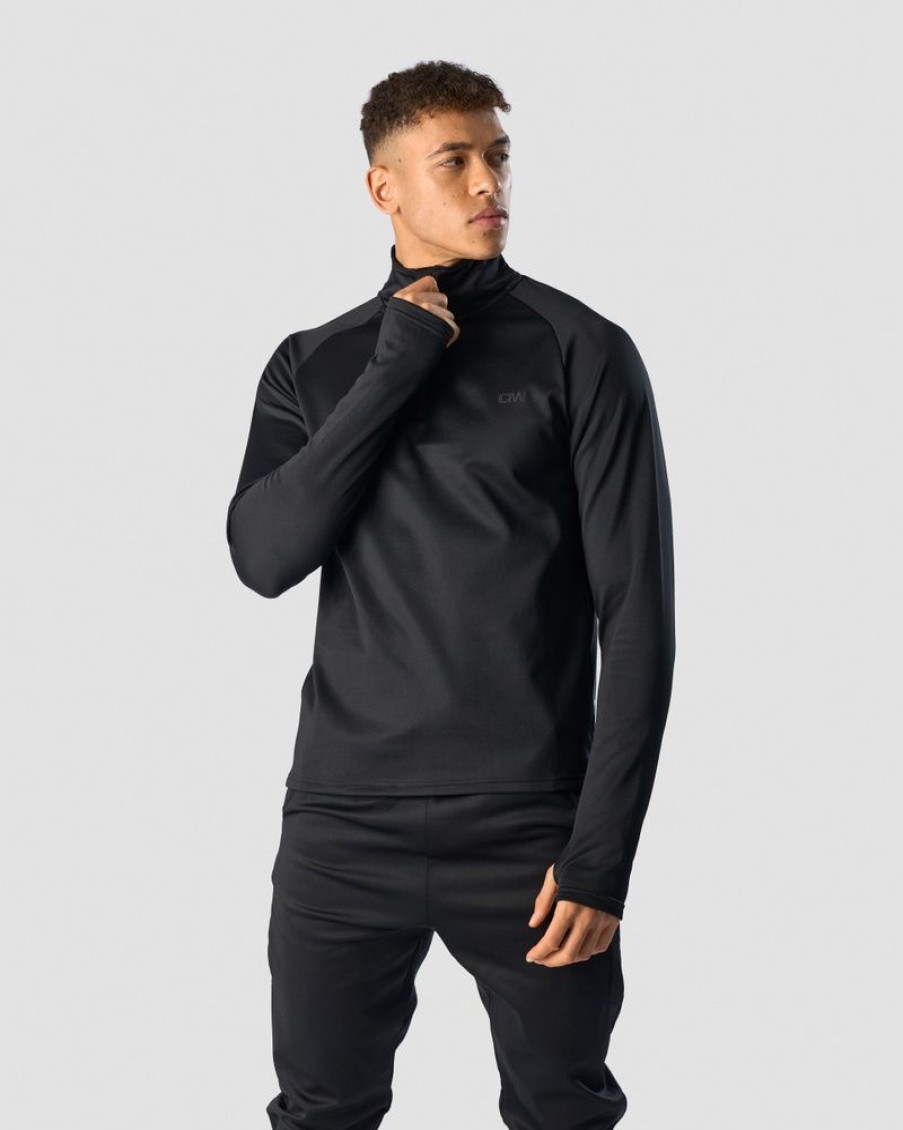 Herre ICIW Langermet | Training Club 1/4 Zip Long Sleeve Black