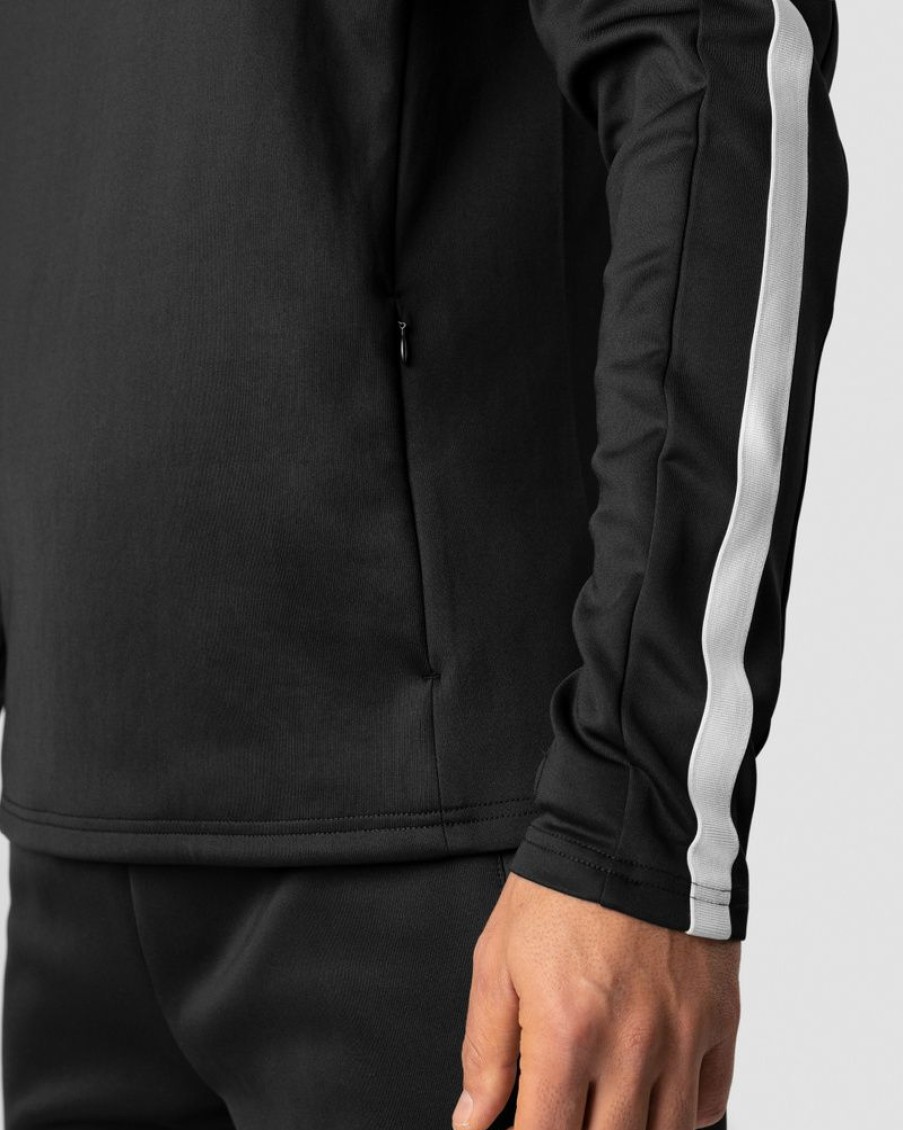 Herre ICIW Langermet | Track 1/4 Zip Jacket Black Men