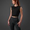 Dame ICIW Topper | Reboot Cropped Tank Top Black