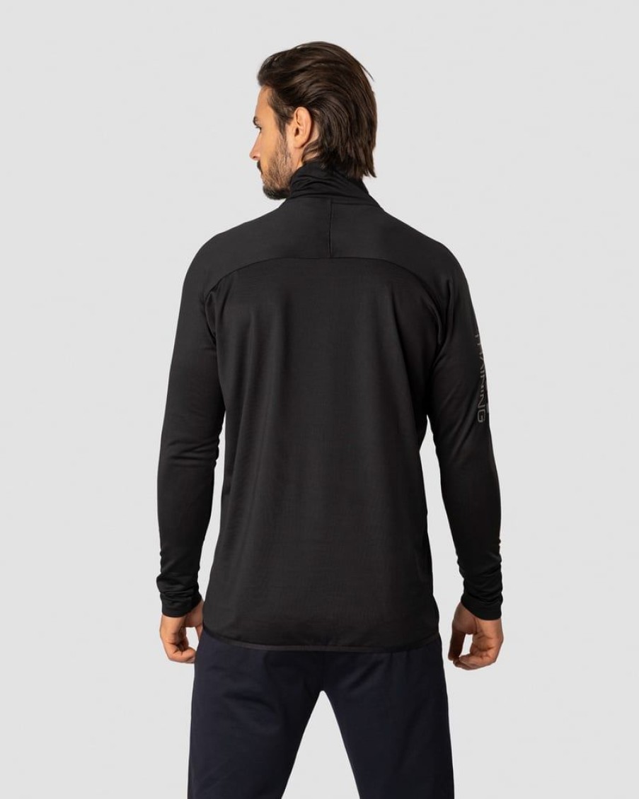 Herre ICIW Langermet | Ultimate Training 1/4 Zip Black