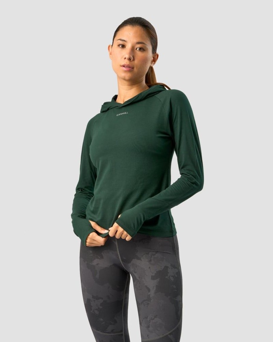 Dame ICIW Hoodie | Ultimate Training Long Sleeve Deep Green