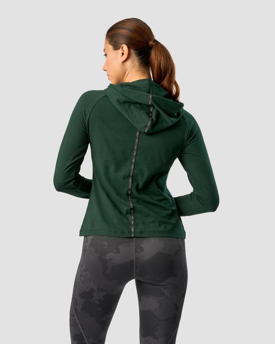 Dame ICIW Hoodie | Ultimate Training Long Sleeve Deep Green