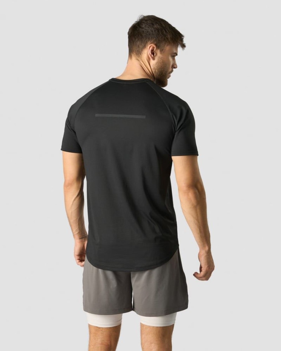 Herre ICIW T-Skjorter | Stride Raglan T-Shirt Men Black