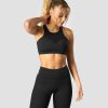 Dame ICIW Sport-Bh | Revive Mesh Sports Bra Black