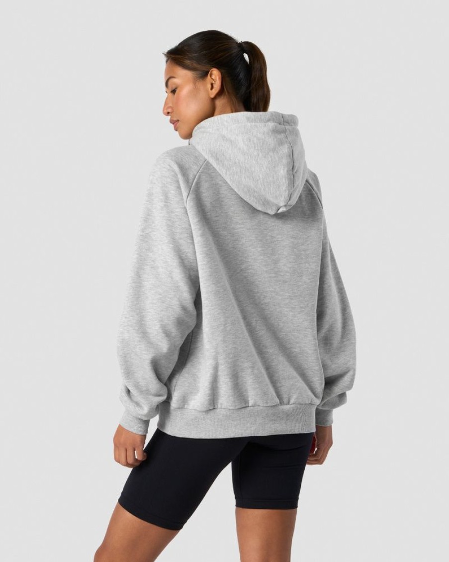 Dame ICIW Langermet | Everyday Hoodie Wmn Light Grey Melange