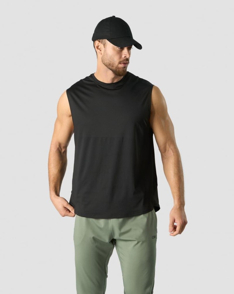 Herre ICIW T-Skjorter | Stride Sleeveless T-Shirt Men Black