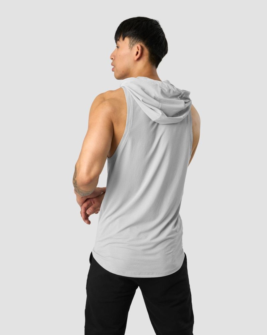 Herre ICIW T-Skjorter | Stride Sleeveless T-Shirt Hoodie Men Grey