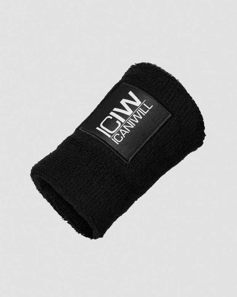 Dame ICIW Annet Tilbehor | Sweatband Patch Logo Black