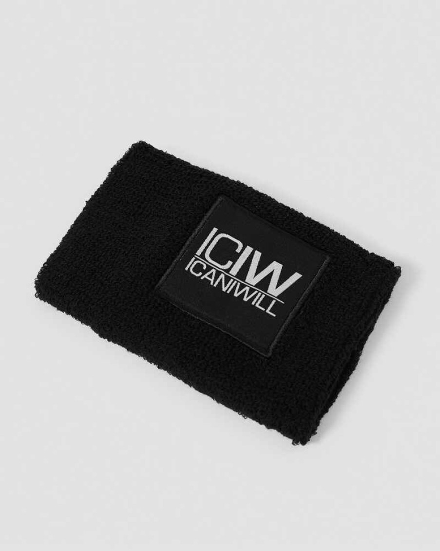 Dame ICIW Annet Tilbehor | Sweatband Patch Logo Black