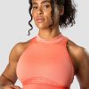 Dame ICIW Seamless | Signature Seamless Cropped Tank Top Peach