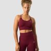 Dame ICIW Sport-Bh | Define Seamless Sports Bra Burgundy