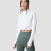 Dame ICIW Langermet | Define Cropped 1/4 Zip Adjustable White