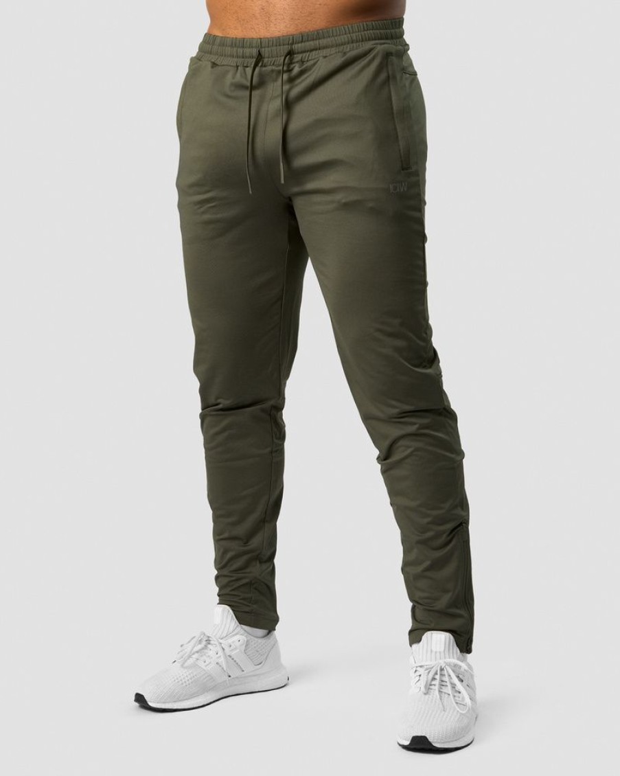 Herre ICIW Bukser | Ultimate Training Zip Pants Green