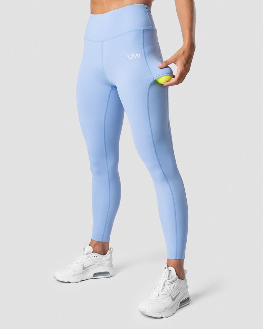 Dame ICIW Tights & Leggings | Training Tights Sky Blue Wmn