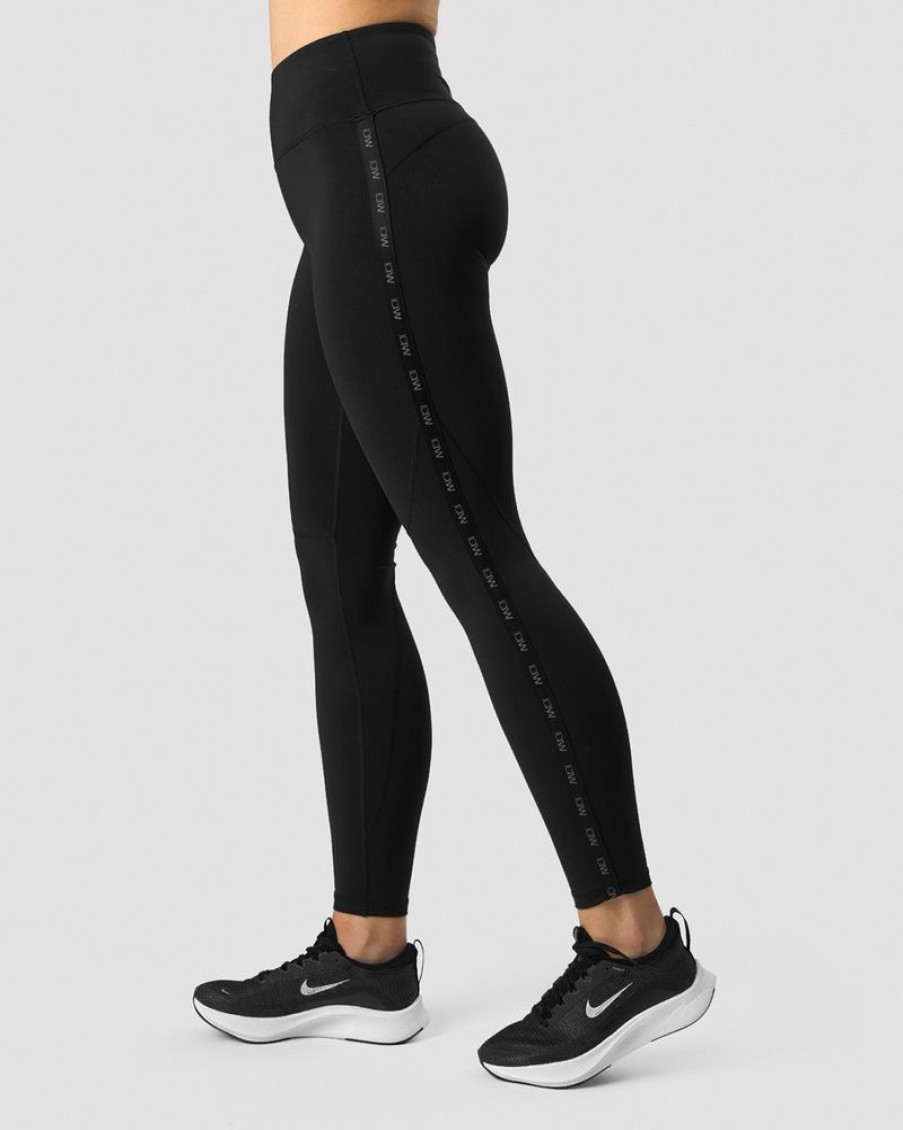 Dame ICIW Tights & Leggings | Ultimate Training Logo Tights Black