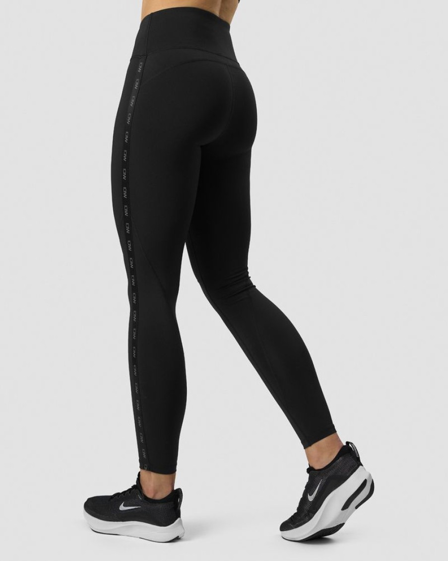 Dame ICIW Tights & Leggings | Ultimate Training Logo Tights Black