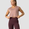 Dame ICIW Topper | Stride Cropped Tank Wmn Light Mauve