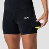 Dame ICIW Shorts | Smash Padel Shorts Black Wmn