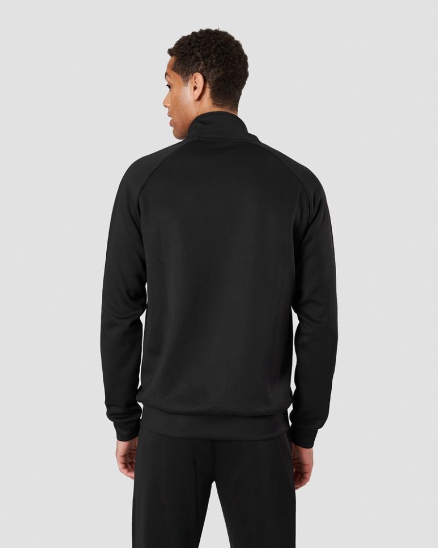 Herre ICIW Langermet | Workout Track Jacket Black Men